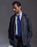 Gray sartorial overshirt jacket