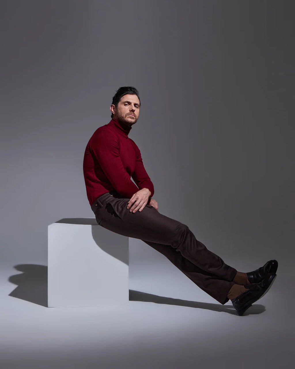 Brown covert trousers
