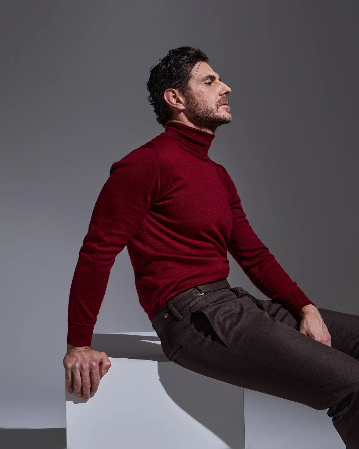 Brown covert trousers