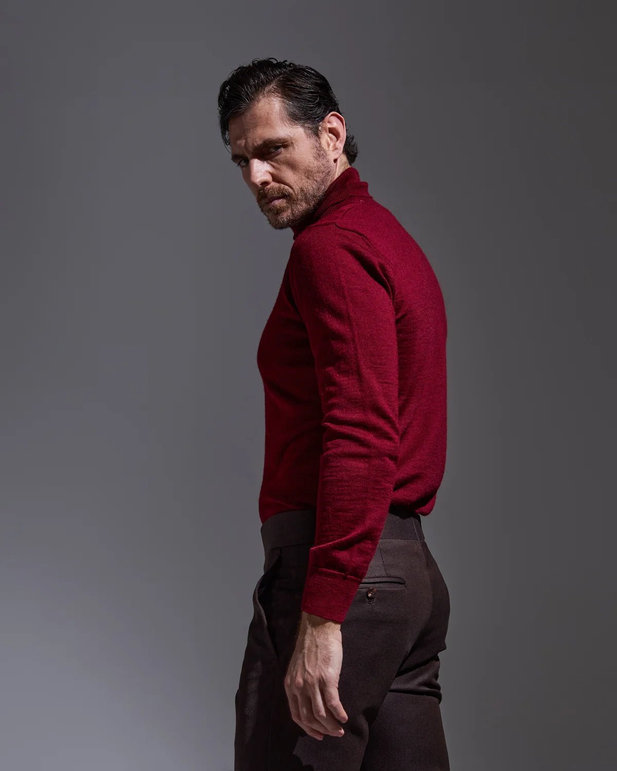 Brown covert trousers
