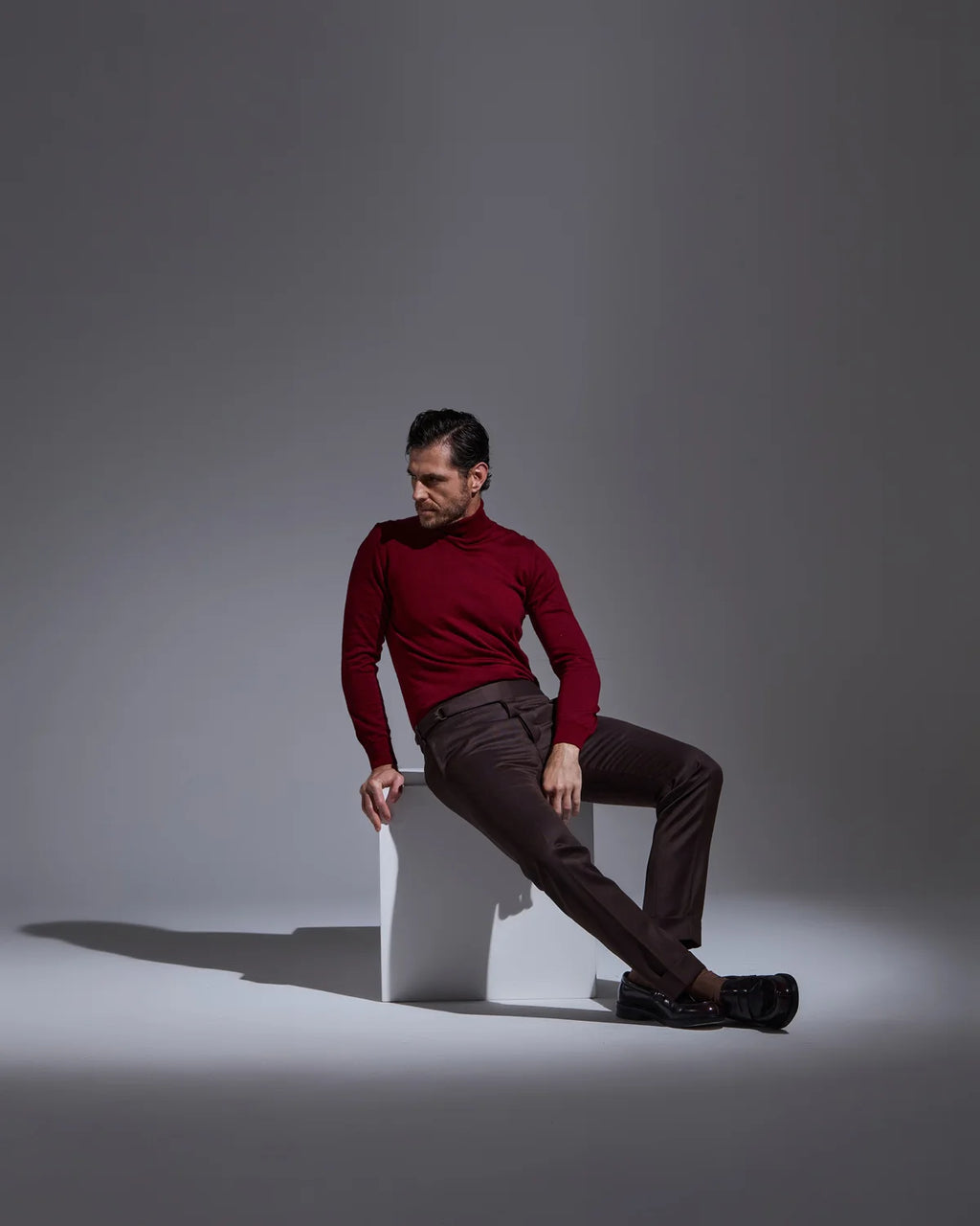 Brown covert trousers
