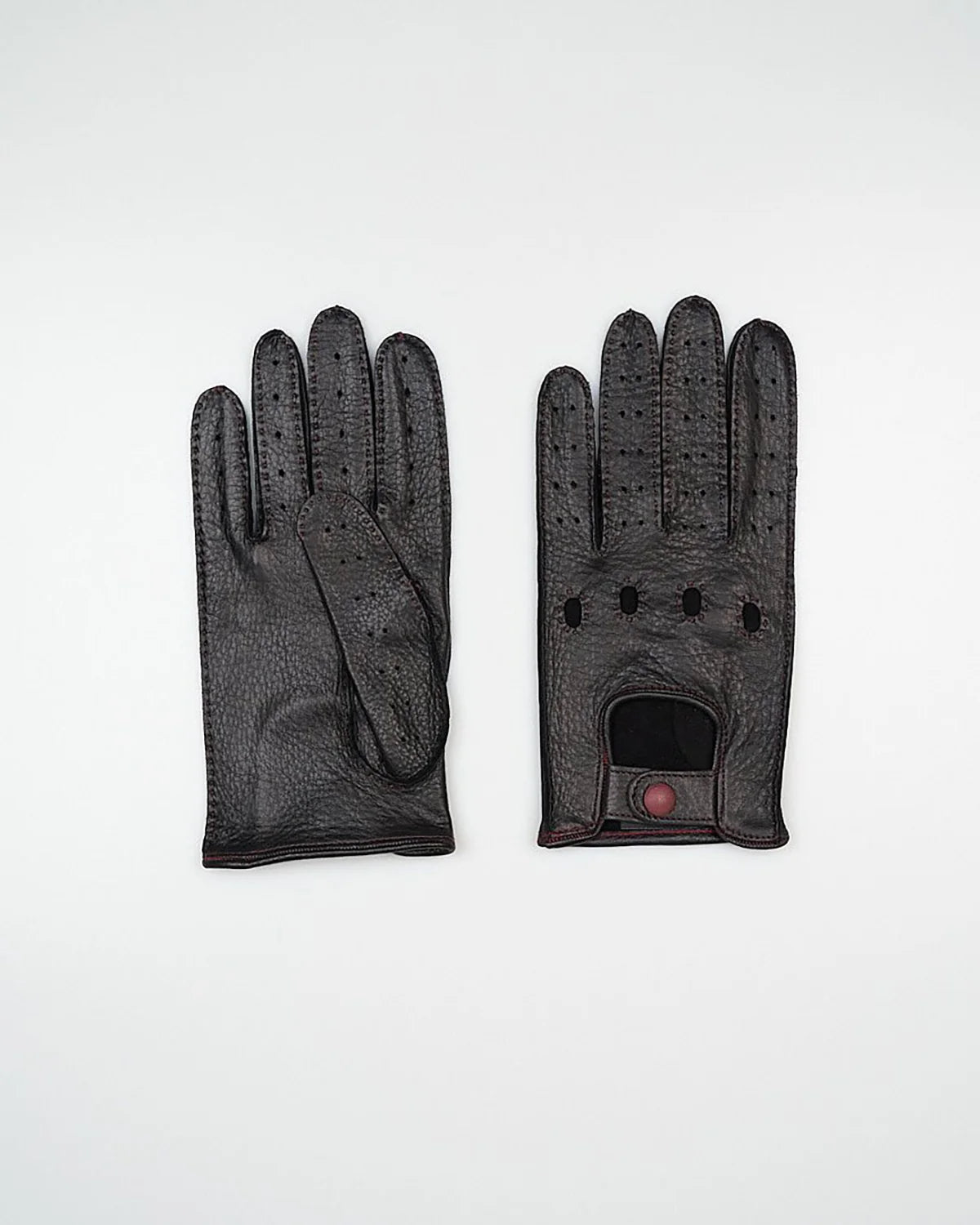 Unlined full deer leather gloves