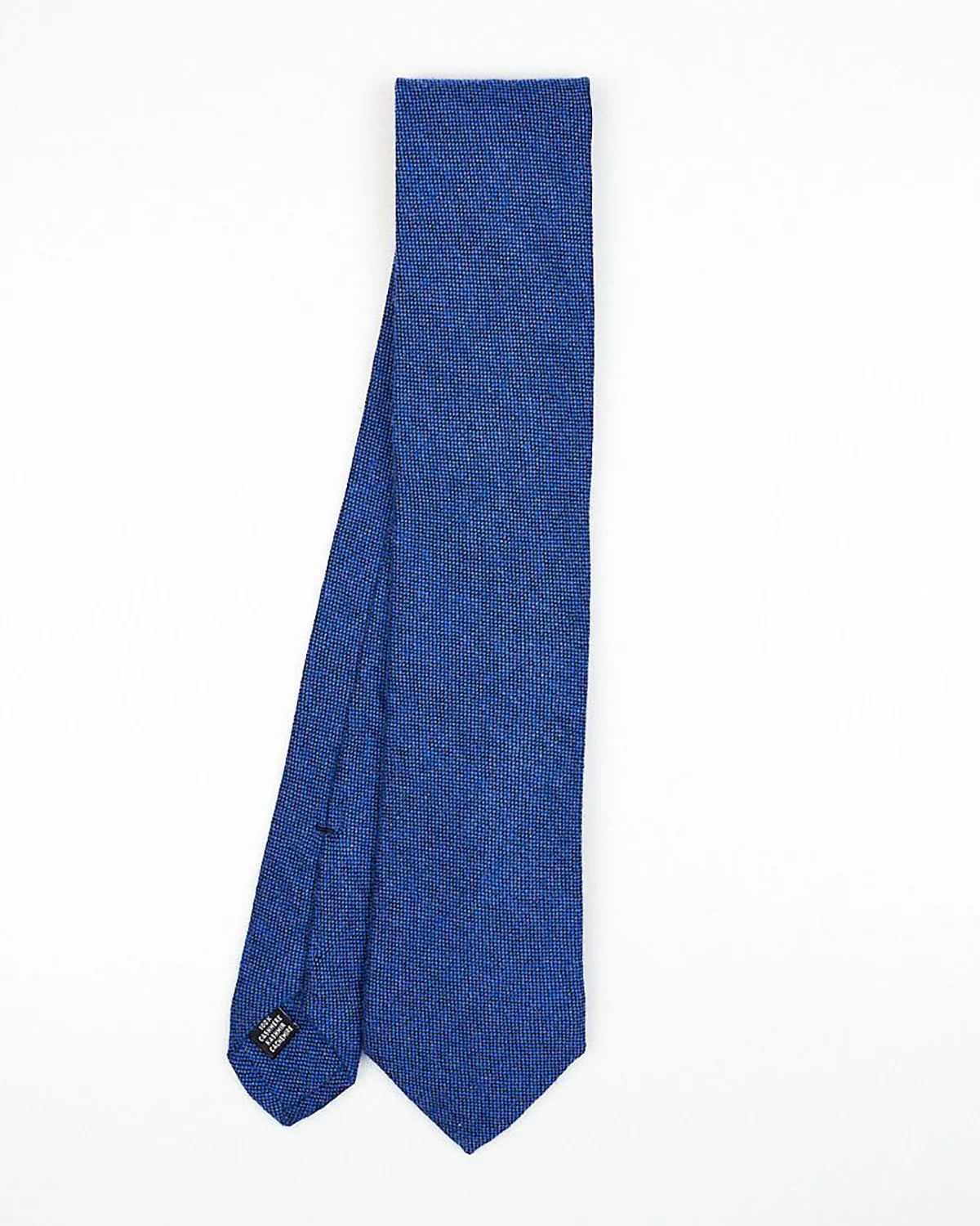 Blue cashmere 3 folds tie