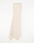 Cream cashmere 7 folds tie