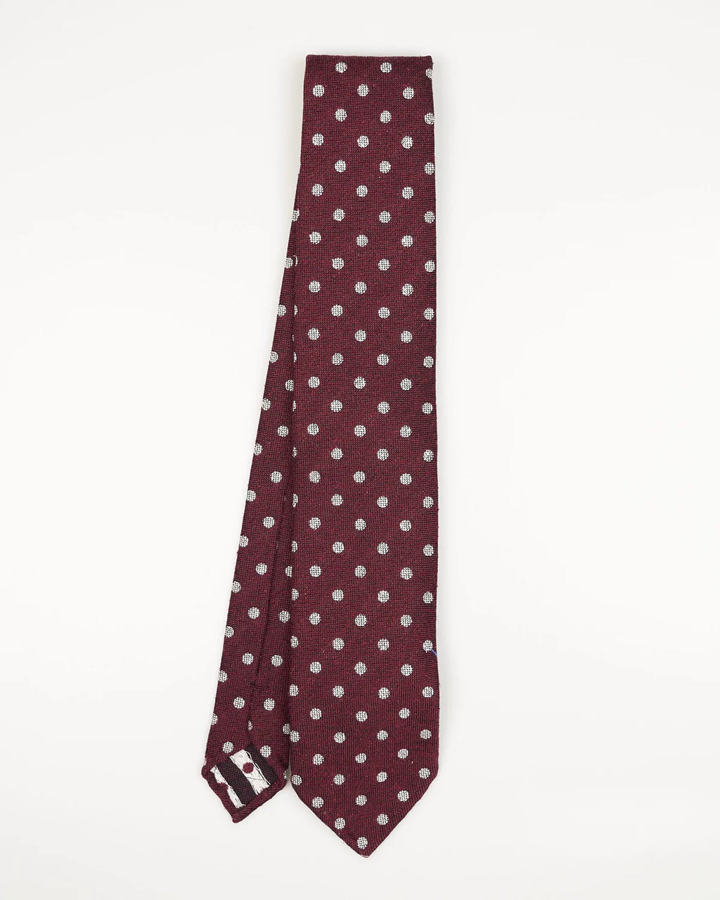 Red pois 3 folds tie