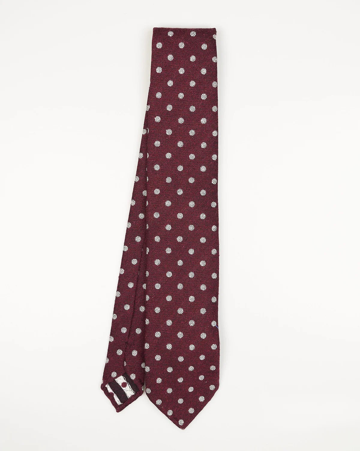 Red pois 3 folds tie
