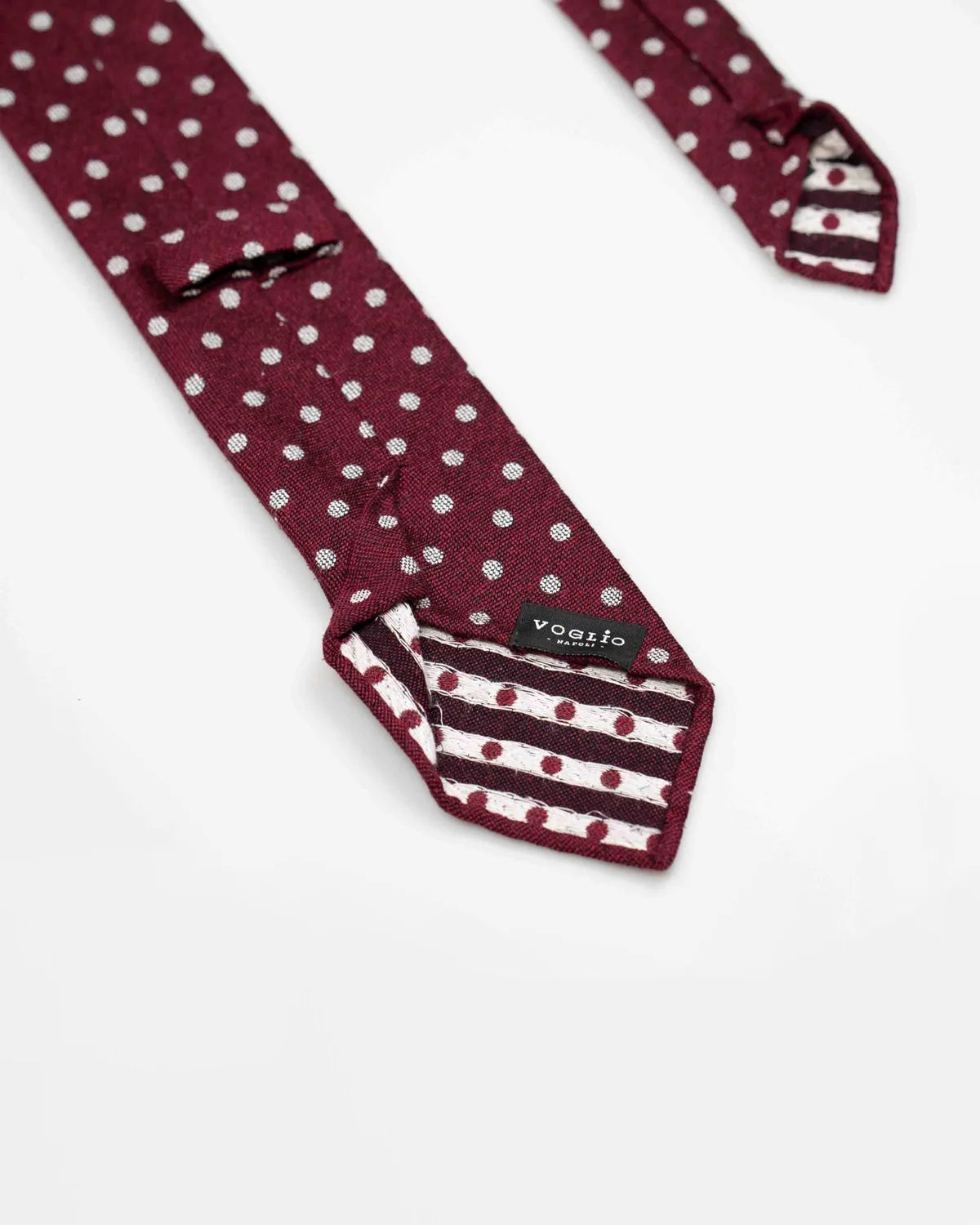 Red pois 3 folds tie