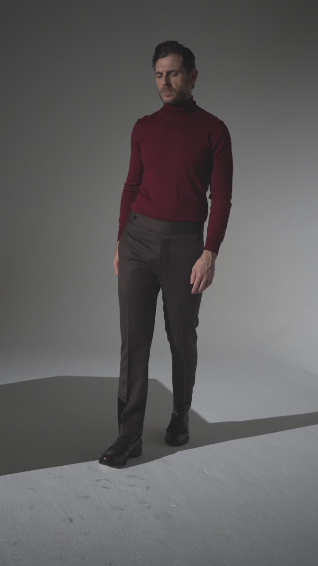 Brown covert trousers